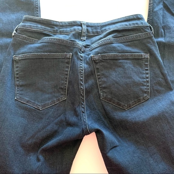 Denim Co Skinny Jeans Dark Wash Distressed Busted Knees Classic Womens sz 4 - Picture 6 of 8
